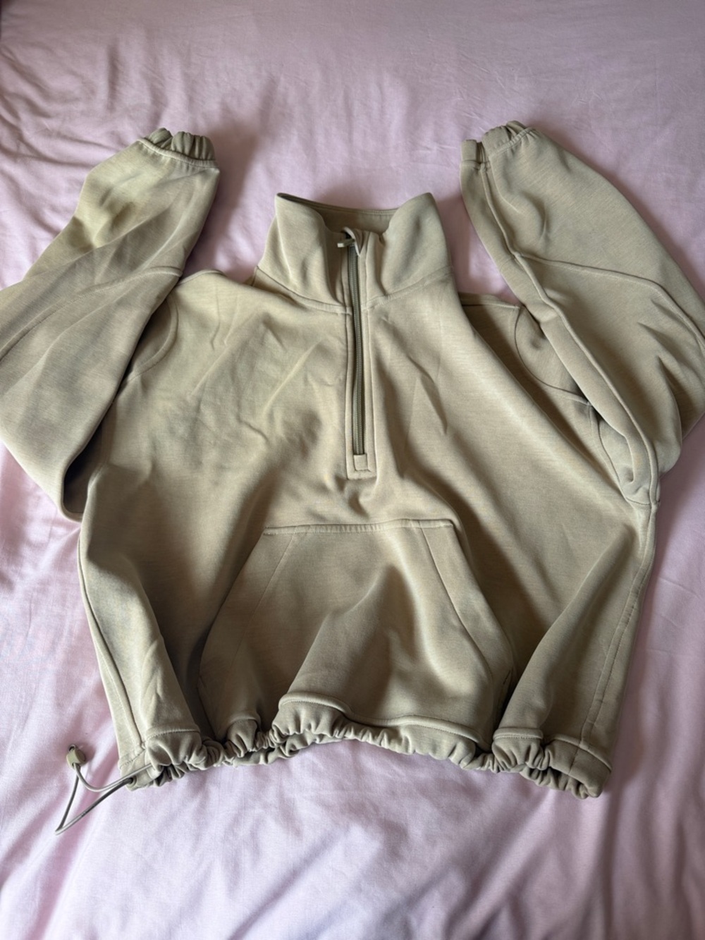 Lululemon crop half zip sweater